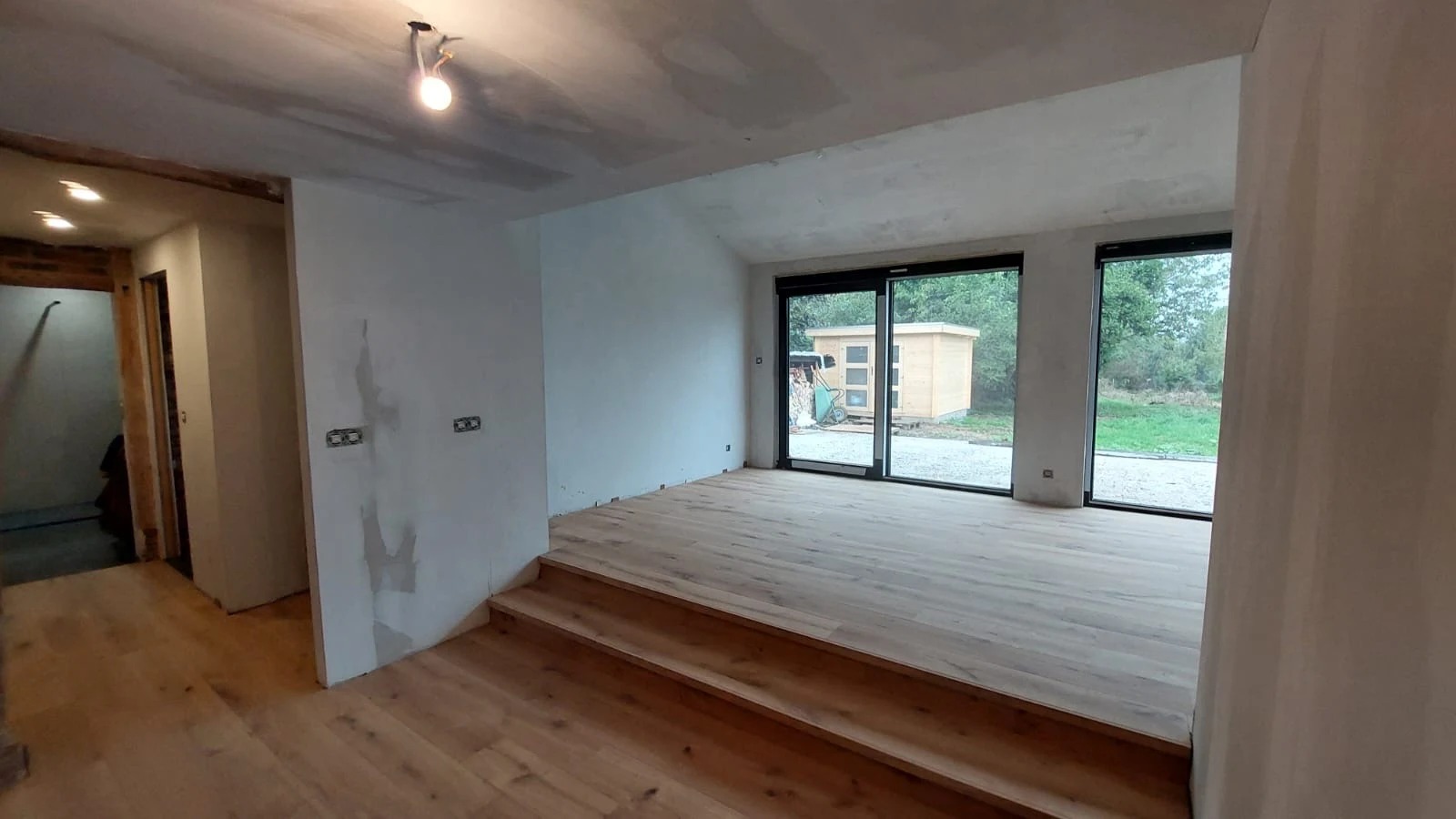 Rénovation maison Bruxelles - espace de vie terminé