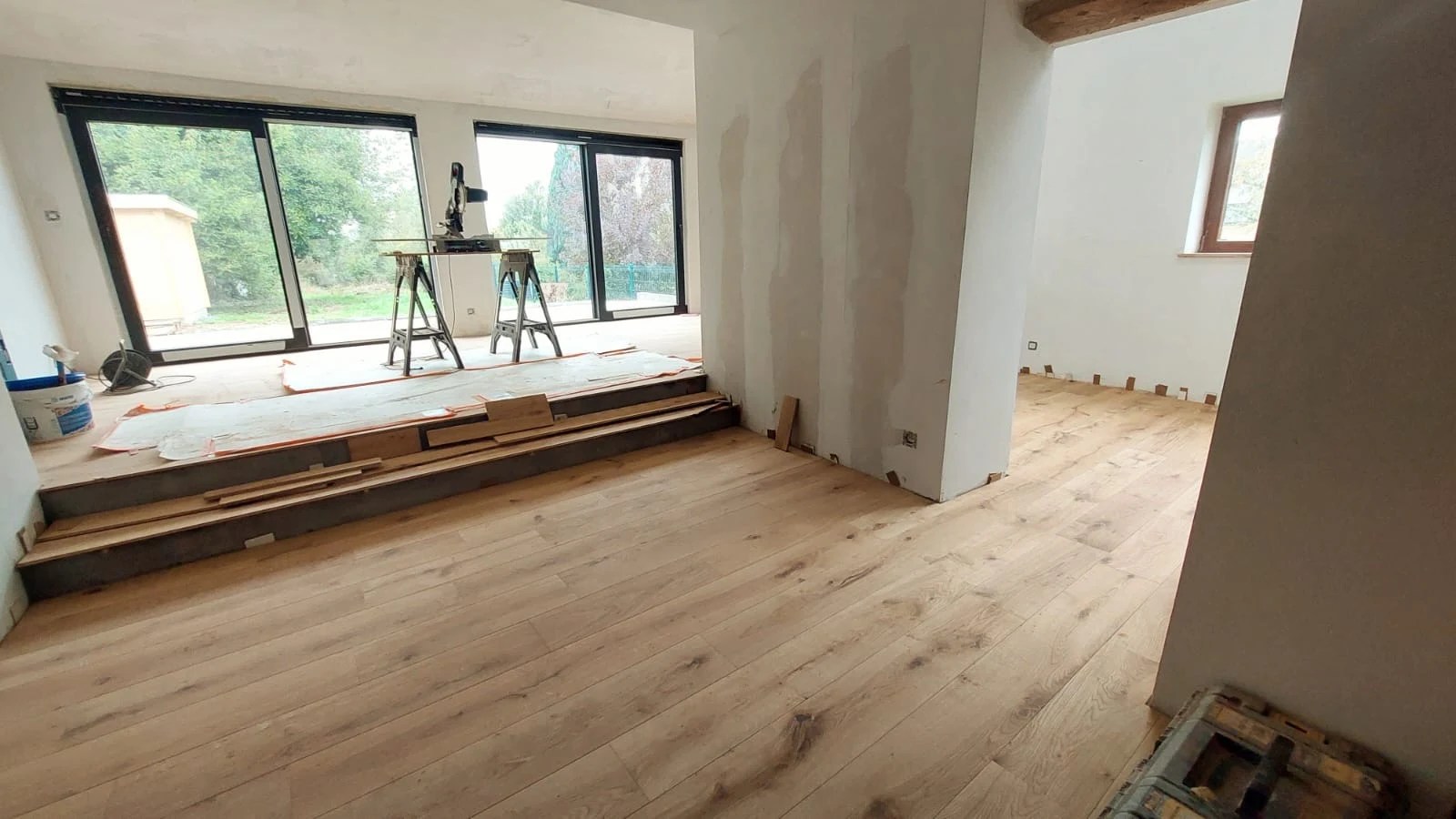 Travaux de rénovation - structure et cloisons